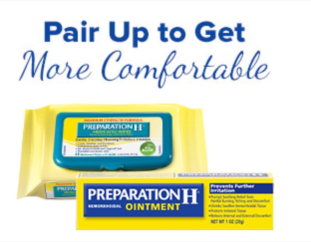 PREPARATION H MEDICATED WIPES WITH WITCH HAZEL 180 MEDICATED