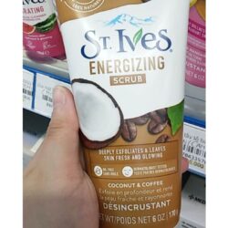 Sữa rửa mặt tẩy tế bào chết St.Ives Energizing Coconut & Coffee Scrub 170g 7 sua rua mat tay te bao chet st ives energizing coconut coffee scrub 170g ka