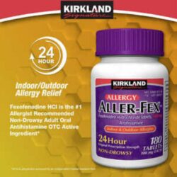 Viên chống dị ứng bảo vệ bạn trong 24h Kirkland Signature Aller-Fex 180mg 180 viên 5 vien chong di ung bao ve ban trong 24h kirkland signature aller fex 180mg 180 vien 3