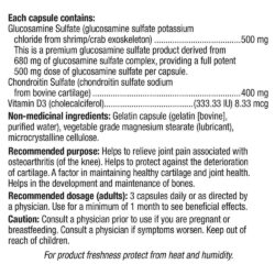 Viên hỗ trợ viêm khớp Webber Naturals Glucosamine Chondroitin+Vitamin D3 500/400mg 300 viên 9 vien ho tro viem khop webber naturals glucosamine chondroitinvitamin d3 500 400 mg 300vien e