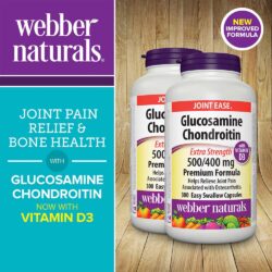 Viên hỗ trợ viêm khớp Webber Naturals Glucosamine Chondroitin+Vitamin D3 500/400mg 300 viên 8 vien ho tro viem khop webber naturals glucosamine chondroitinvitamin d3 500 400 mg 300vien f