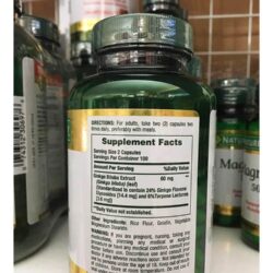 vien uong bo nao natures bounty ginkgo biloba 60mg 200 capsules knwbr