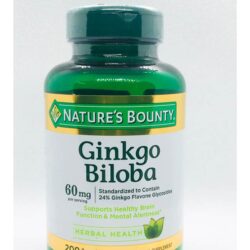 vien uong bo nao natures bounty ginkgo biloba 60mg 200 capsules knwd