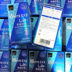 Viên uống trắng da xóa mờ nám White EX II 1000mg 180 viên 5 vien uong trang da tri nam white ex 1000mg 270 vien 1
