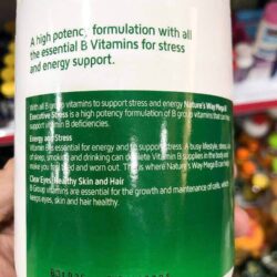 Viên uống giảm căng thẳng Nature's Way Mega B Executive Stress 200 viên 9 vien uong vitamin b giam cang thang natures way mega b 200 vien 4