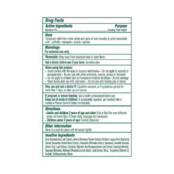 Biofreeze Pain Reliever 7 Ounce Pack Drug Facts