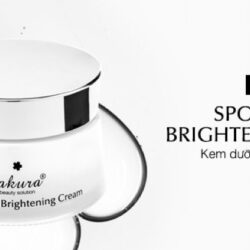 Kem dưỡng trắng da và ngăn ngừa sạm nám Sakura Spots Care Brightening Cream 45g 2