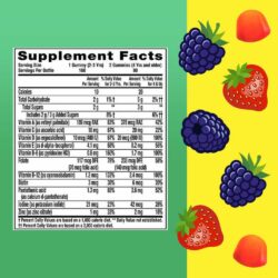 Kẹo gấu bổ sung đa vitamin cho trẻ Lil Critters USDA Organic Complete Multivitamin 160 viên 3