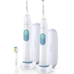 Bàn chải đánh răng có thể sạc lại Philips Sonicare Essential Clean Rechargeable HX6253/83 Set 2 5 ban chai danh rang co the sac lai philips sonicare essential clean rechargeable toothbrush hx6253 83 set 2 1