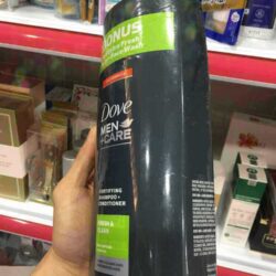 dau goi xa dove men care fresh clean with caffeine menthol 1 18l body face 88ml 4