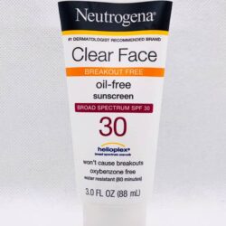kem chong nang neutrogena clear face break out free liquid lotion sunscreen spf 30 88ml knf