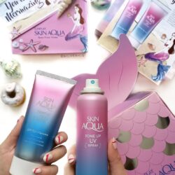 Xịt chống nắng Skin Aqua Tone Up UV Spray SPF50+ PA++++ 70g 14 kem chong nang skin aqua tone up uv spray spf50 pa7