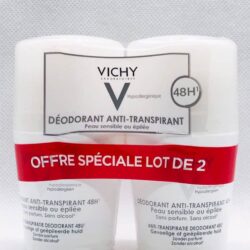 Lăn khử mùi cho da nhạy cảm Vichy Deodorant Anti-perspirant Sensitive Skin 48h Set 2x 50ml 6 set lan khu mui cho da nhay cam vichy deodorant anti perspirant sensitive skin 48h 50mlx2 knc