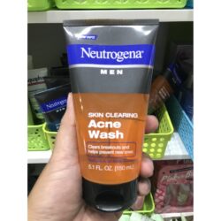 Sữa rửa mặt diệt khuẩn mụn nam Neutrogena Men Acnes Wash 150ml 4 sua rua mat tri mun nam neutrogena men acnes wash 150ml 1