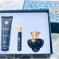 versace dylan blue pour femme edp set 3 nuoc hoa 100ml lotion 150ml chai xit 10ml 2