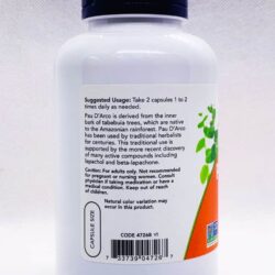 vien ho tro suc khoe duong ruot amp chong oxi hoa now foods pau d arco 500 mg 100 vien knd