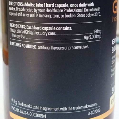 Viên uống bổ não Go Healthy Go Ginkgo 9000 60 viên 15 vien uong bo nao go healthy go ginkgo 9000 60 vien 050325 ke