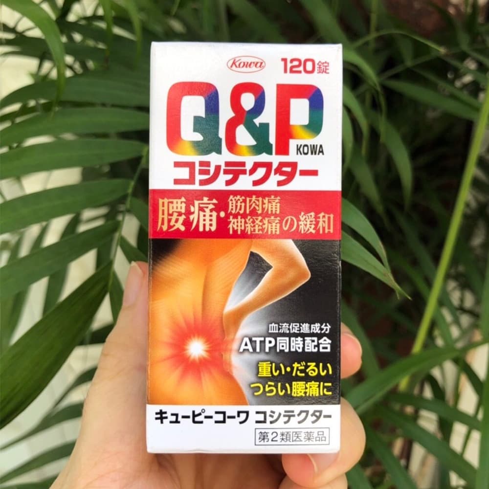 Viên uống cải thiện đau lưng, nhứt mỏi Q&amp;P Kowa nội địa Nhật Bản 120 viên