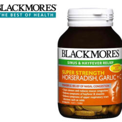 Viên uống củ cải ngựa, tỏi, Vitamin C Blackmores Horseradish,Garlic+C 50 viên 7 vien uong cu cai ngua toi vitamin c blackmores horseradish garlic c 50 vien1