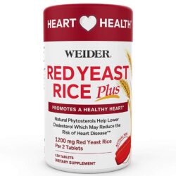 Viên uống giảm nguy cơ tim mạch Weider Red Yeast Rice Plus 1200 mg 120 viên 6 vien uong giam nguy co tim mach weider red yeast rice plus 1200 mg 120 vien 080324 ka