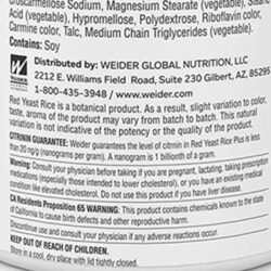 Viên uống giảm nguy cơ tim mạch Weider Red Yeast Rice Plus 1200 mg 120 viên 9 vien uong giam nguy co tim mach weider red yeast rice plus 1200 mg 120 vien 080324 kd
