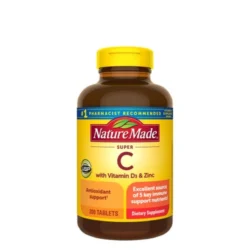Viên Super C tăng cường hệ thống miễn dịch Nature Made Super C 200 Tablets