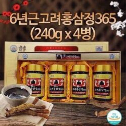 Cao hồng sâm 365 Hàn Quốc 6 năm tuổi 240g x4 lọ3