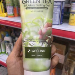 Gel tẩy tế bào chết trà xanh 3W Clinic Green Tea Moisture Peeling Gel 180ml 6 Gel tay te bao chet 3W Clinic Moisture Peeling Gel 180ml 2