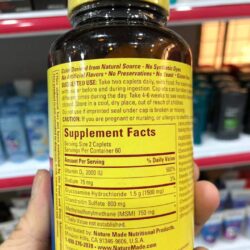 Viên uống bổ khớp Nature Made Triple Flex Triple Strength with Vitamin D3 120 viên 7 Vien uong bo khop Nature Made Triple Flex Triple Strength with Vitamin D3 120 vien 9225