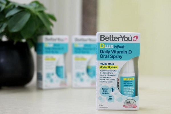 Vitamin D dạng xịt cho bé dưới 3 tuổi BetterYou Dlux D 400IU 15ml