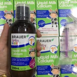 Bổ sung sữa Canxi cho trẻ 7+ Brauer Liquid Milk Calcium 200ml 5 bo sung sua canxi cho tre 7 brauer liquid milk calcium 200ml2