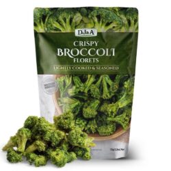 Bông cải xanh sấy giòn DJ&A Broccoli Florets Crispy 33g 6 bong cai xanh kho dj a broccoli crispy florets 33g 1