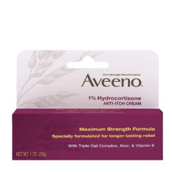 kem giam man ngua aveeno 1 hydrocortisone anti itch cream maximum strength 28g 1