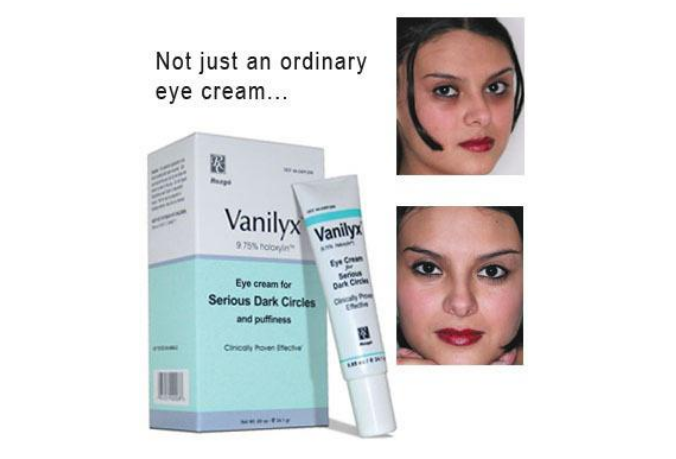 Kem trị thâm và bọng mắt Rozge Vanilyx Under Eye Cream 85g