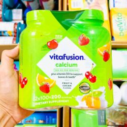 Kẹo dẻo bổ sung Canxi Vitafusion Calcium + D3 500mg 100 viên x2 7 keo deo bo sung canxi vitafusion calcium d3 500mg 100 vien x2 271125 ka