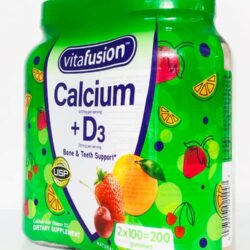 Kẹo dẻo bổ sung Canxi Vitafusion Calcium + D3 500mg 100 viên x2 9 keo deo bo sung canxi vitafusion calcium d3 500mg 100 vien x2 knc