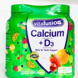 Kẹo dẻo bổ sung Canxi Vitafusion Calcium + D3 500mg 100 viên x2 10 keo deo bo sung canxi vitafusion calcium d3 500mg 100 vien x2 knd
