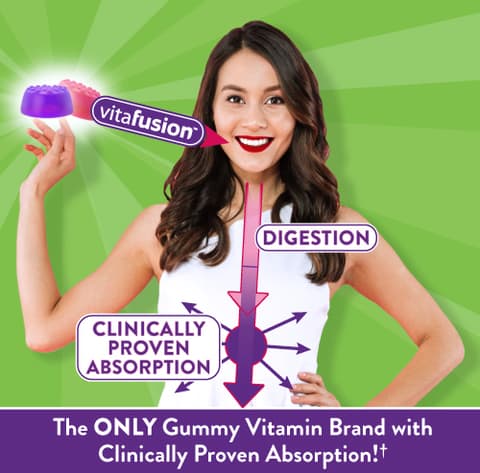 kẹo dẻo bổ sung đa vitamin cho nữ Vitafusion USDA Organic Women&#8217;s Multivitamin, 180 viên