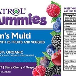 keo deo da vitamin cho nam natrol gummies multi 90 vien 1