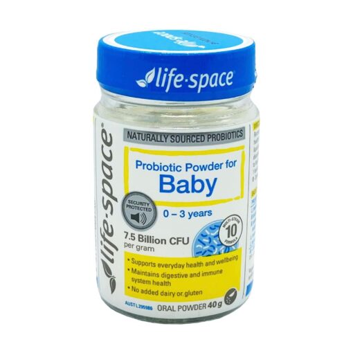 Men vi sinh cho bé Life Space Probiotic Powder For Baby 7.5 Billion CFU 40g