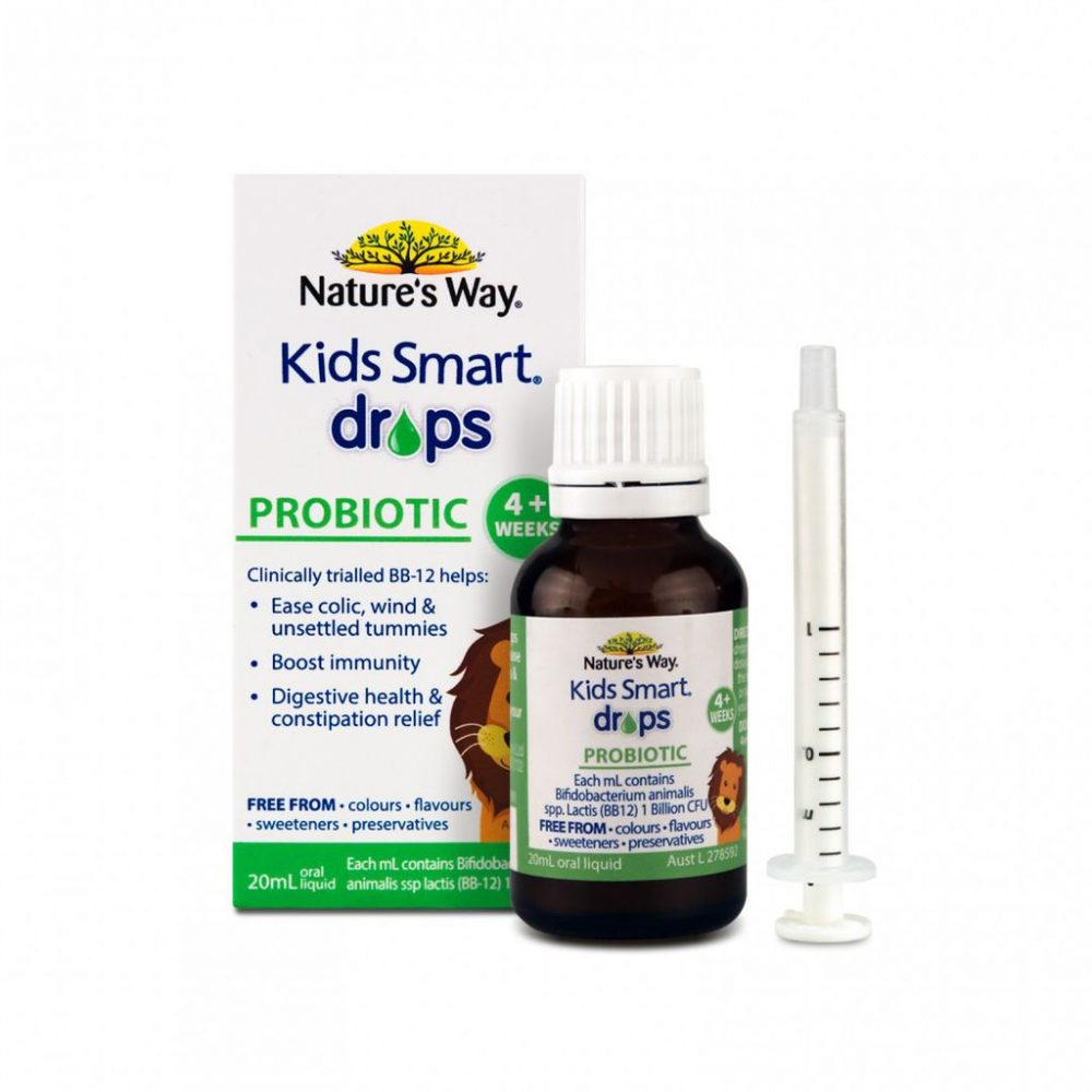 Men vi sinh cho bé Nauture’s Way Kids Smart Probiotic Drop 20ml