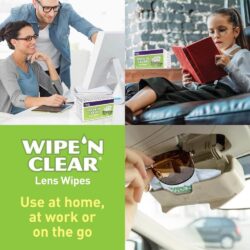 mieng ve sinh mat kinh flents wipe n clear lens cleaning wipes 3x 75 mieng kd