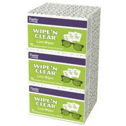 mieng ve sinh mat kinh flents wipe n clear lens cleaning wipes 3x 75 mieng old