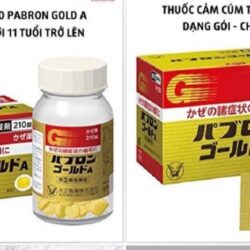 Bột hỗ trợ cảm cúm Pabron Nhật Bản 44 gói 7 thuoc uong tri cam cum nhat pabron 44 goi 2