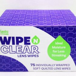 tui ve sinh mat kinh dang nuoc flent wipen clear lens cleaning wipes hop 75 mieng kb
