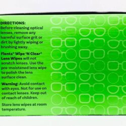 tui ve sinh mat kinh dang nuoc flent wipen clear lens cleaning wipes hop 75 mieng kc