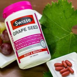 Viên uống chống Oxy hóa Swisse Grape Seed 14,250mg 180 viên 5 vien uong chong oxi hoa swisse grape seed 14 250mg 180 vien2