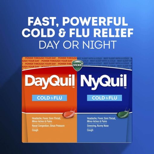 vien uong giam ho va cam cum vicks dayquil nyquil non drowsy 48 vien mau moi knb