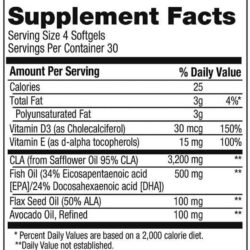 Viên uống giảm mỡ bụng Abcuts Enhanced Cla Belly Fat Formula 120 viên x2 7 vien uong giam mo bung abcuts enhanced cla belly fat formula 120 vien x2 knc