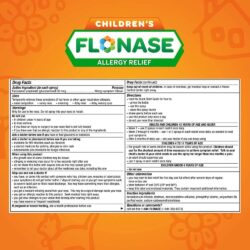 Xịt chống dị ứng cho trẻ Flonase Allergy Relief Nasal Spray 9.9ml 11 xit chong di ung cho tre flonase allergy relief nasal spray 99ml kne